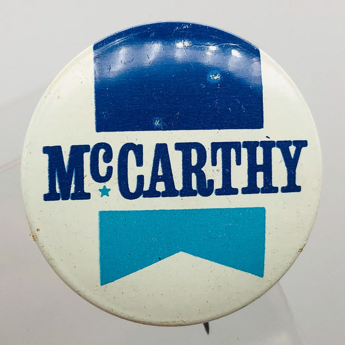 McCarthy Button Pin 1.31" Vintage Political Campaign US Senator Eugene E. Horn 2