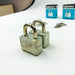 2ct Vintage No 22 Master Lock Padlock 1" Shackle New NOS Keyed Different 8