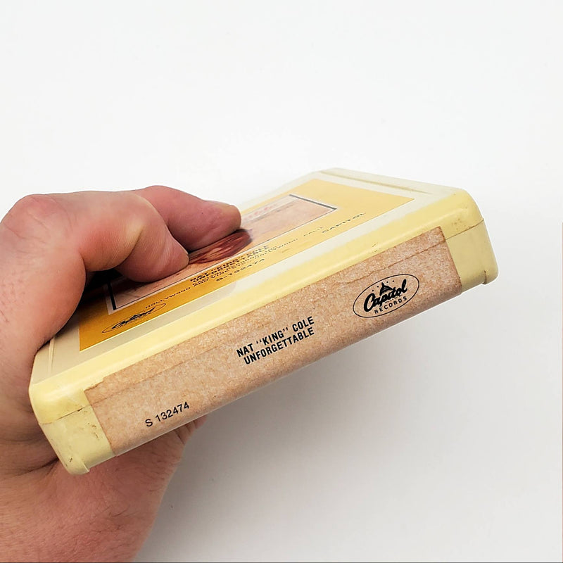 Nat King Cole Unforgettable 8-Track Tape Album Capitol Records S-132474 Reissue