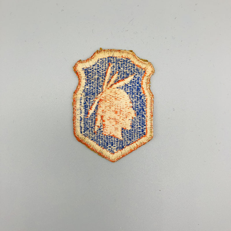 WW2 US Army Patch 98th Infantry Training Division Iroquois Cut Edge No Glow SSI