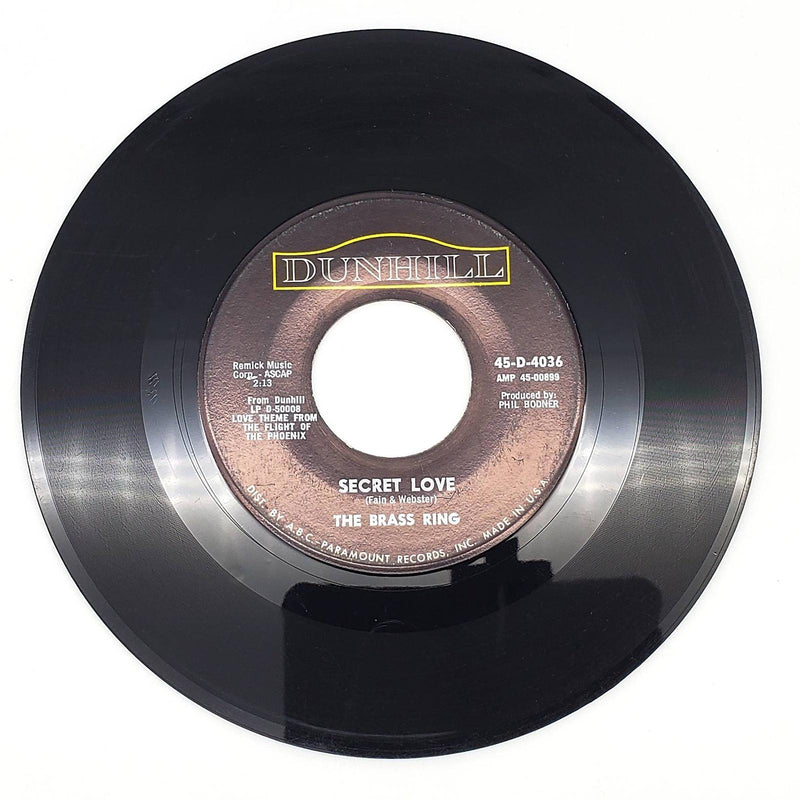 The Brass Ring Lara's Theme Dr. Zhivago Single 45 RPM Record Dunhill 45-D-4036 1