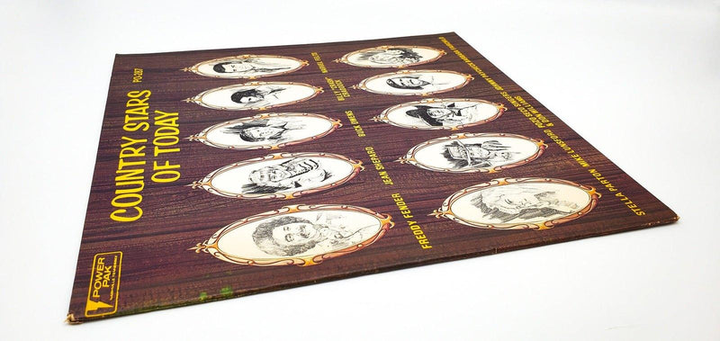 Country Stars Of Today 33 RPM LP Record 1975 Freddy Fender, Stella Parton 3