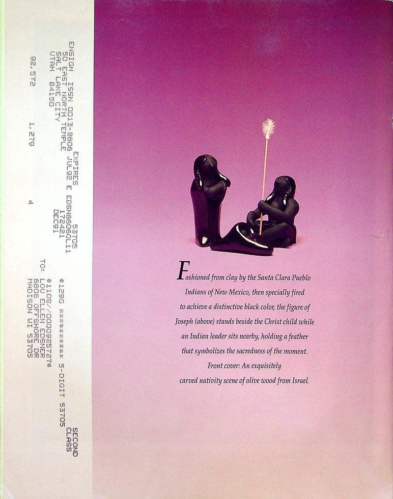 Ensign Magazine December 1991 Vol 21 No 12 Nativity Scenes From Around The World 3