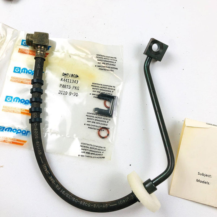 Mopar C3940401 Brake Hose Replacement Kit Genuine OEM New NOS For Eagle 88-90