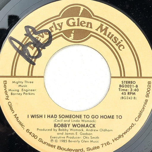 Bobby Womack Someday We'll All Be Free / I Wish I Had Someone to Go Home To 7" 1