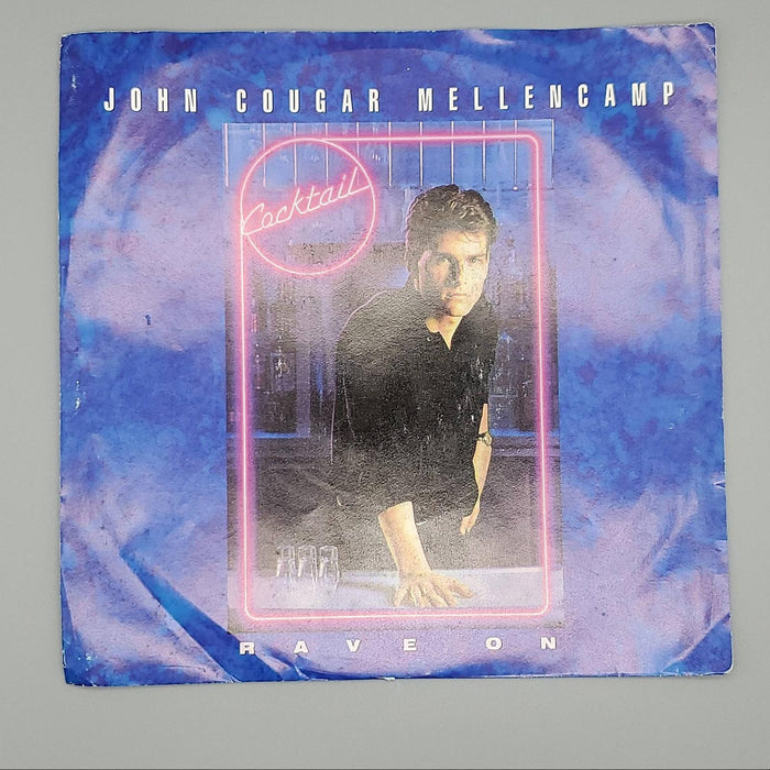 John Cougar Mellencamp Rave On Single Record Elektra Records 1988 7-69370 1