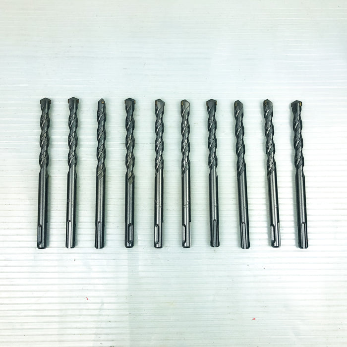 Hammer Drill Bits 7/16x6" SDS Plus 10-pk 3.5" LOC Carbide Tip Concrete Masonry