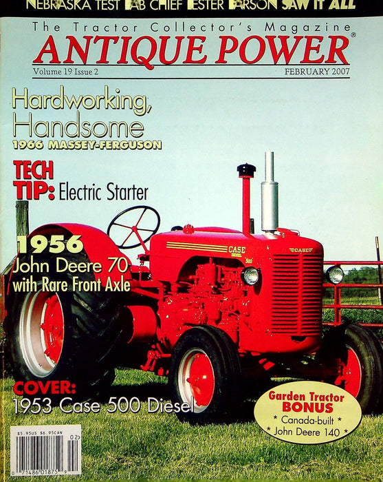 Antique Power Magazine February 2007 Vol 19 # 2 Electric Starter