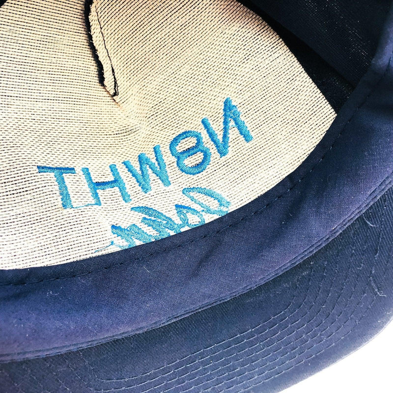 Vintage Radio Station Trucker Hat Snapback Cap Cleveland Ohio N8WHT John Blue 8