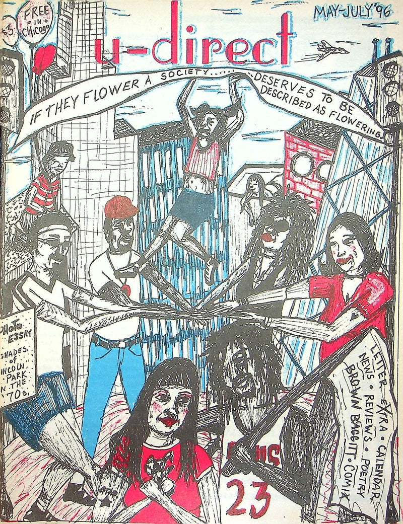 U-Direct Magazine May-Jul 1996 Cross Cultural Arts Activisim Armitage Ave 1970s