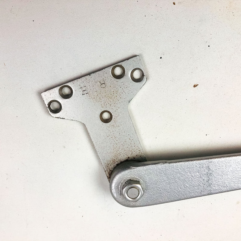 LCN Size E Potbelly Closer Arm RH PAR HO ALUM Parallel Mount Hold Open