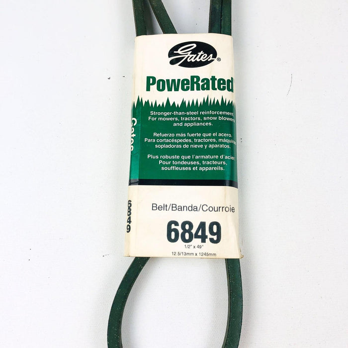 Gates Powerated 6849 1/2 x 49 Lawn Mower V Belt New Old Stock NOS