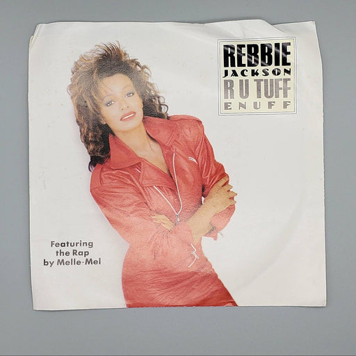 Rebbie Jackson R U Tuff Enuff Single Record Columbia 1988 38-07799 1