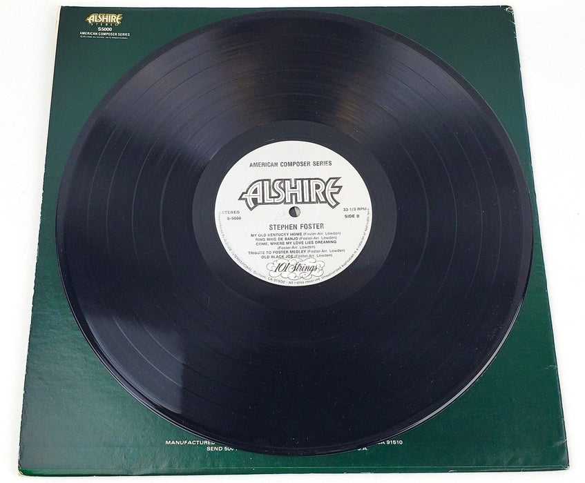 101 Strings Stephen Foster Record LP S-5000 Alshire 1961 Black Cover 5