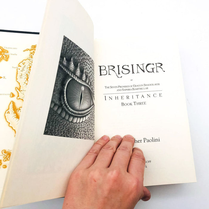 Brisingr Hardcover Christopher Paolini 2008 1st Edition Inheritance Book Three 7