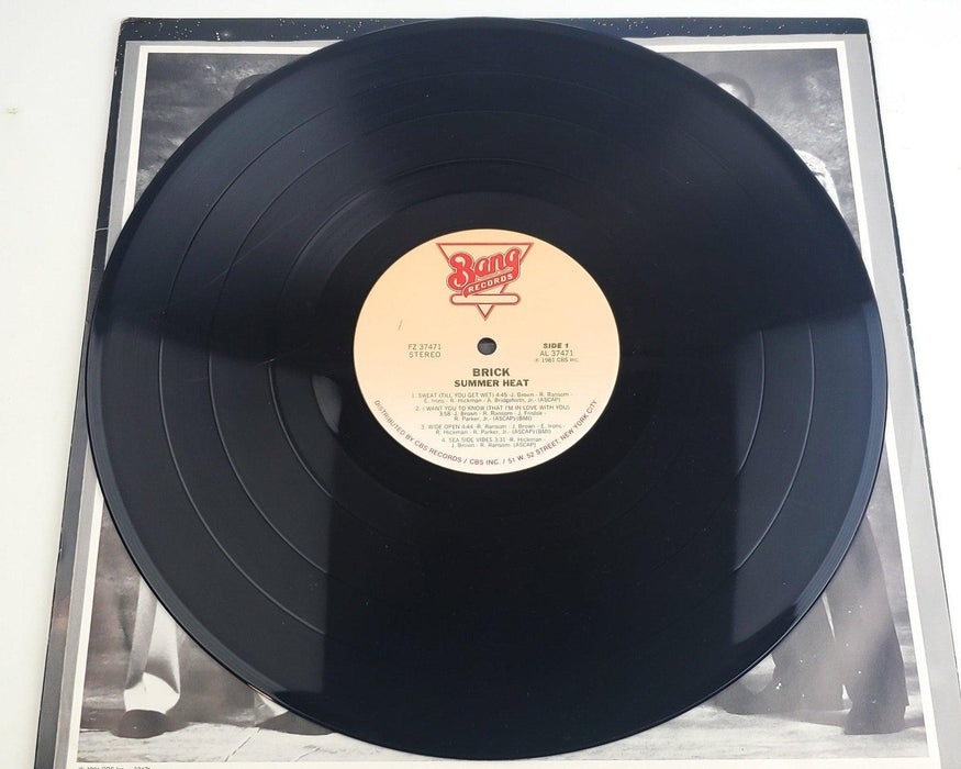 Brick Summer Heat 33 RPM LP Record Bang Records 1981 FZ 37471 6