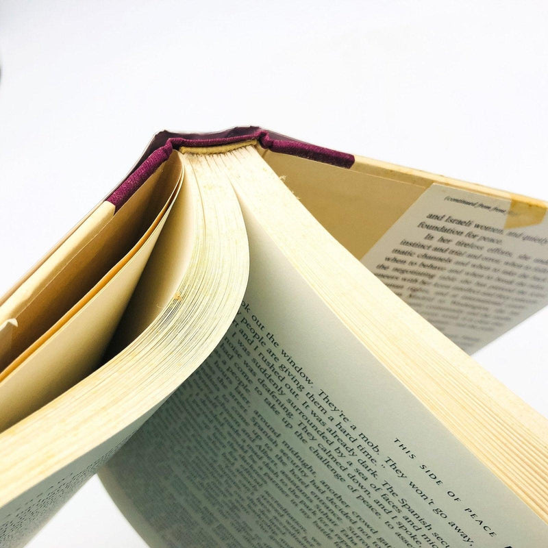 This Side of Peace Hardcover Hanan Ashrawi 1995 Palestinian Israeli War Ex Libra 11