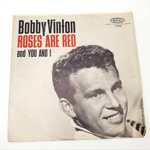Bobby Vinton Roses Are Red My Love / You And I Single Record Epic 1962 5-9509 2