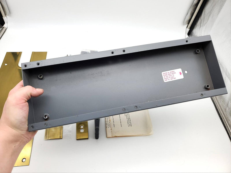 Dor-O-Matic Floor Closer 3200 Cement Case, Brass Dress Plate & Hardware NO BODY