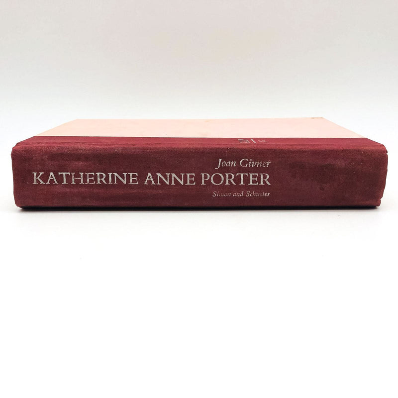 Katherine Anne Porter A Life Hardcover Joan Givner 1982 American Author 1st Edit 3
