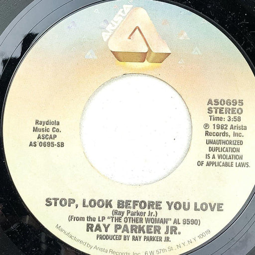 Ray Parker Jr. Let Me Go / Stop, Look Before You Love 45 RPM 7" Single Arista 1
