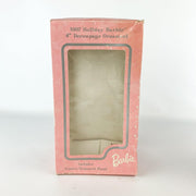 1997 Holiday Barbie 4" Decoupage Ornament w/ Wood Stand & Box 6