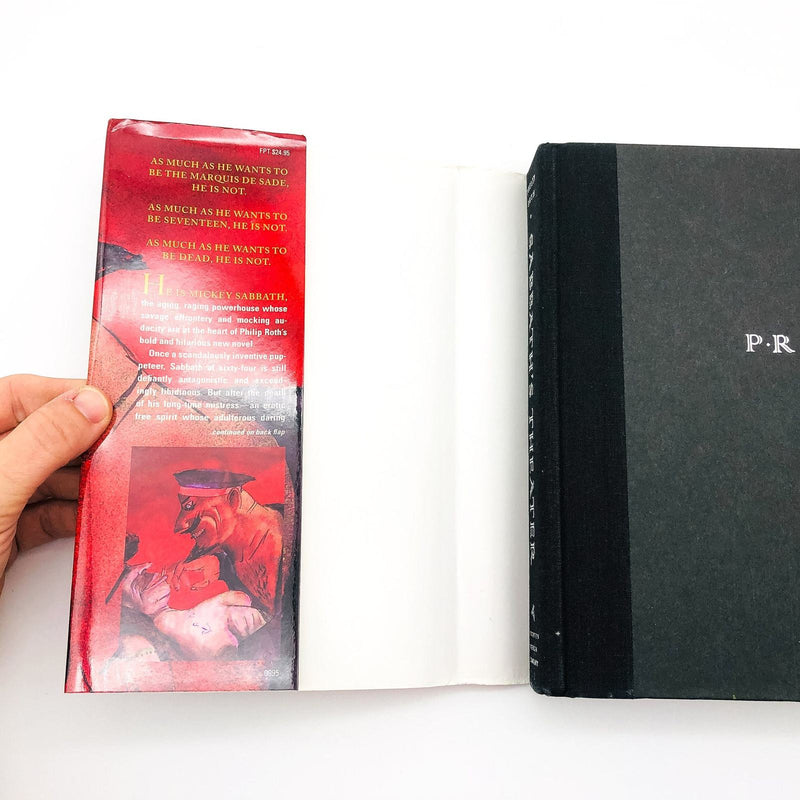 Sabbath's Theater Hardcover Philip Roth 1995 Ex Puppeteer Dirty Old Man 1st Edit 6