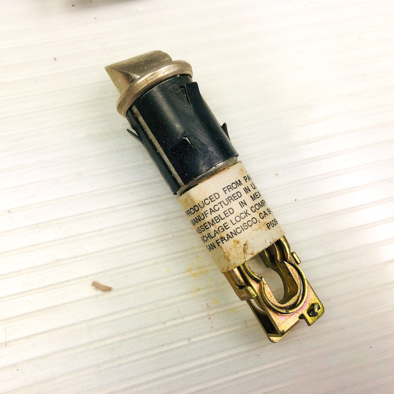 Schlage Privacy Locking Bolt Latch 16-202 Doorknob F40N-00-PLY-626 Satin Chrome