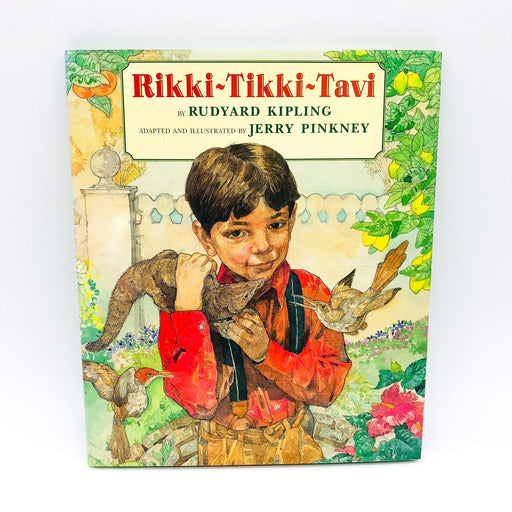 Rikki Tikki Tavi Hardcover Rudyard Kipling 1988 Cobra India Mongooses J. Pinkney 1