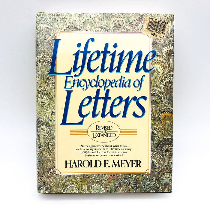 Lifetime Encyclopedia Of Letters Hardcover Harold E Meyer 1992 Professional 1