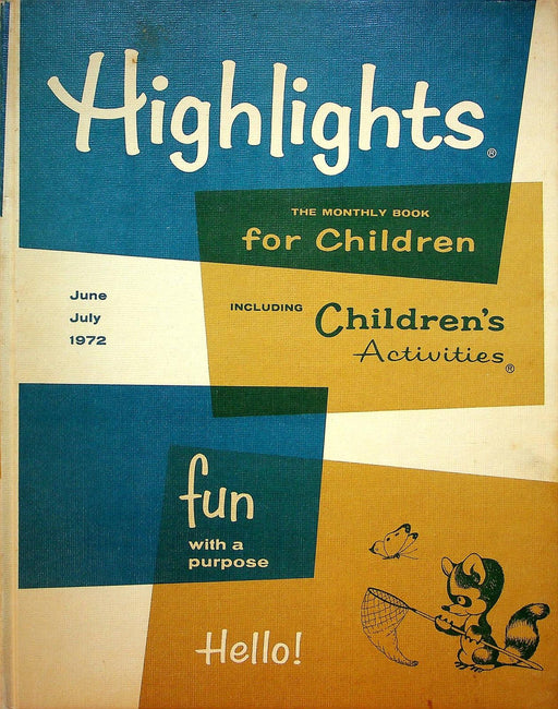 Highlights for Children June-July 1972 Vol 27 No 6 Monthly Book 1