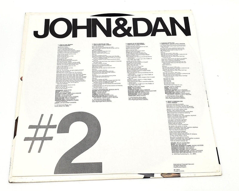 England Dan & John Ford Coley Dr. Heckle And Mr. Jive 33 LP Record 1979 BT 76015 5