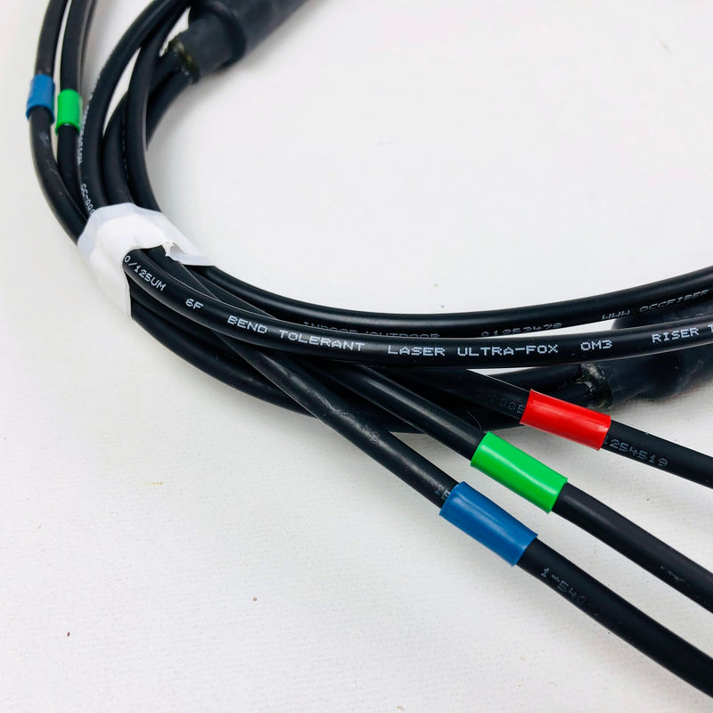 RFS Hybriflex Fiber Optic Cable 3 Pair ODC to LC Connectors 10F FOJMP-LC-3MM-10F