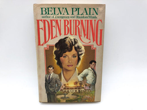 Eden Burning Belva Plain 1982 Delacorte Press Hardcover First Edition 1