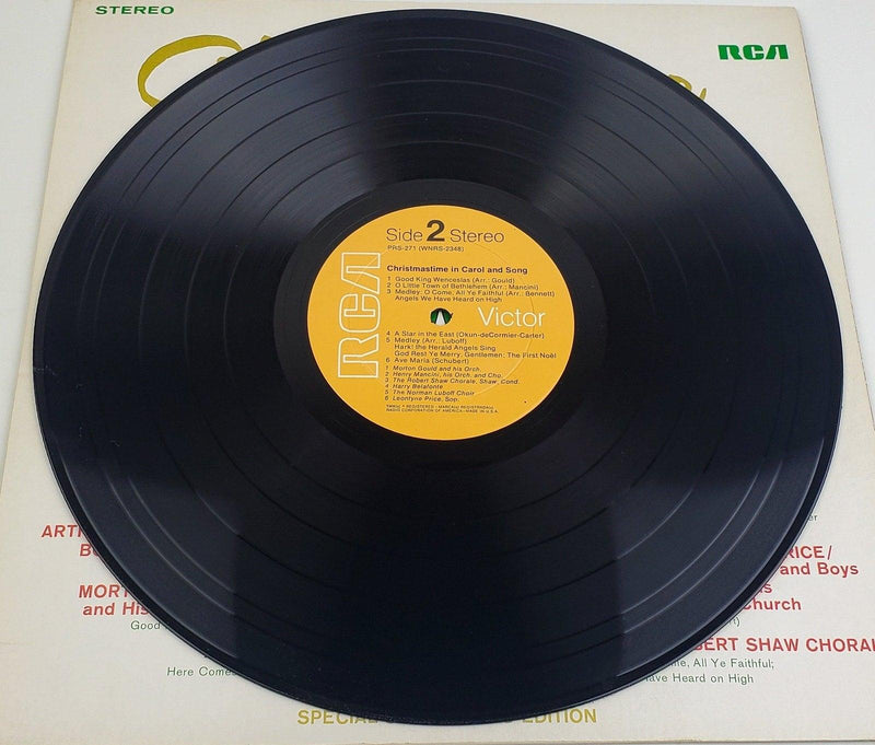 Christmastime In Carol And Song 33 RPM LP Record RCA 1968 PRS-271 6