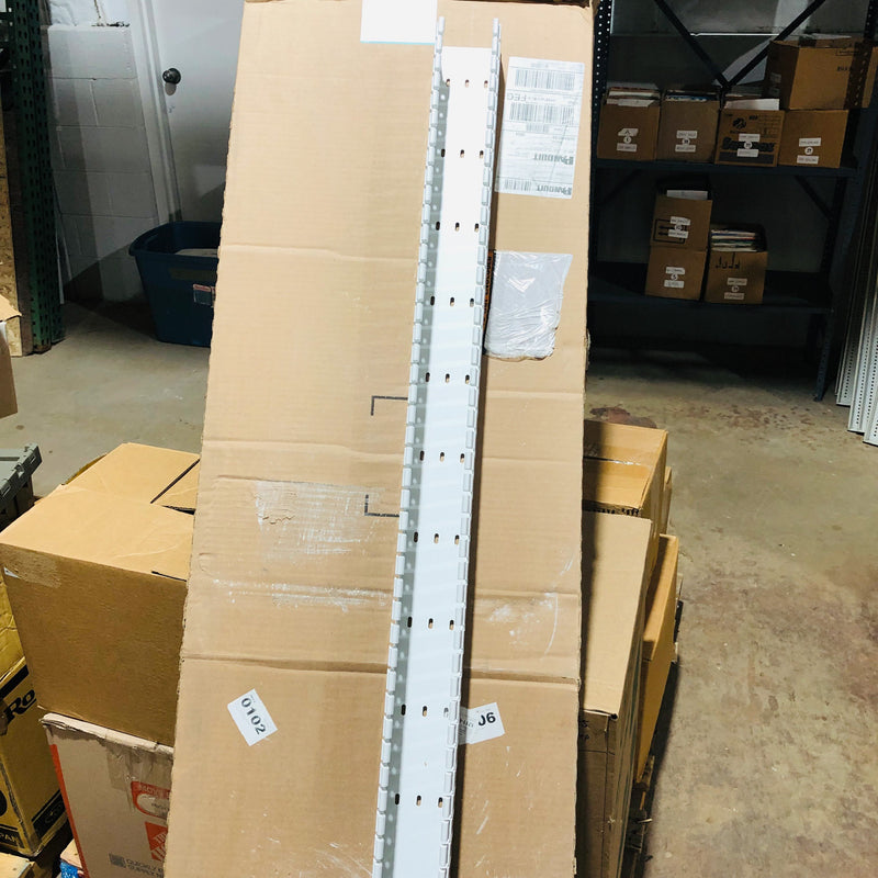 10-Pc Panduit H3X3WH6 Panduct Solid Hinged Wiring Duct Wall 6 Foot Sections