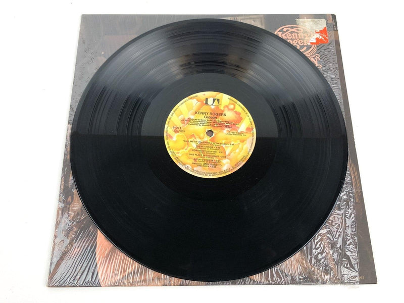 Kenny Rogers Gideon Vinyl Record LOO-1035 BONUS Color Poster Song Lyrics Letter 8