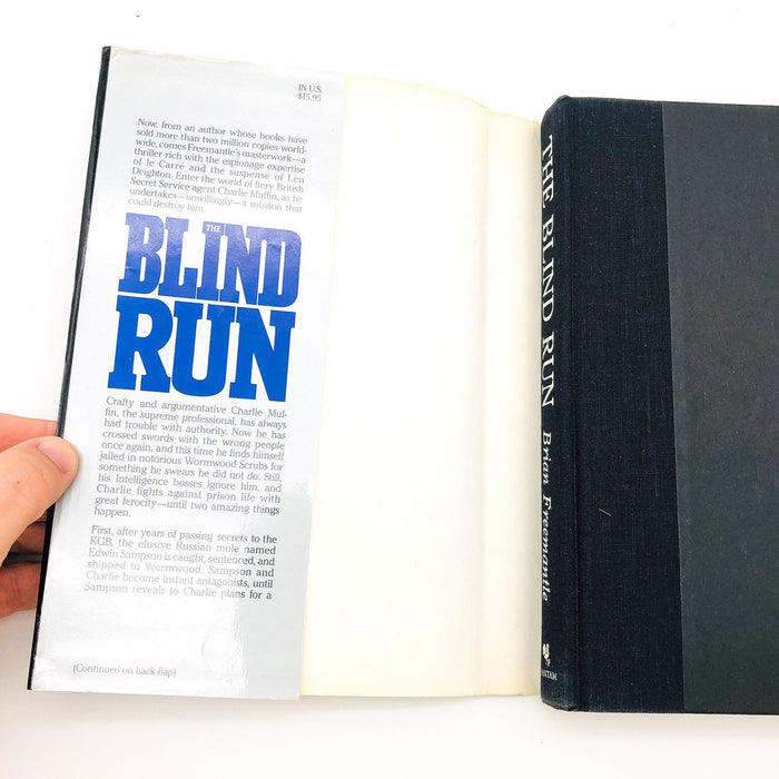 The Blind Run Hardcover Brian Freemantle 1986 Russian Spy Thriller 1st Edition 6