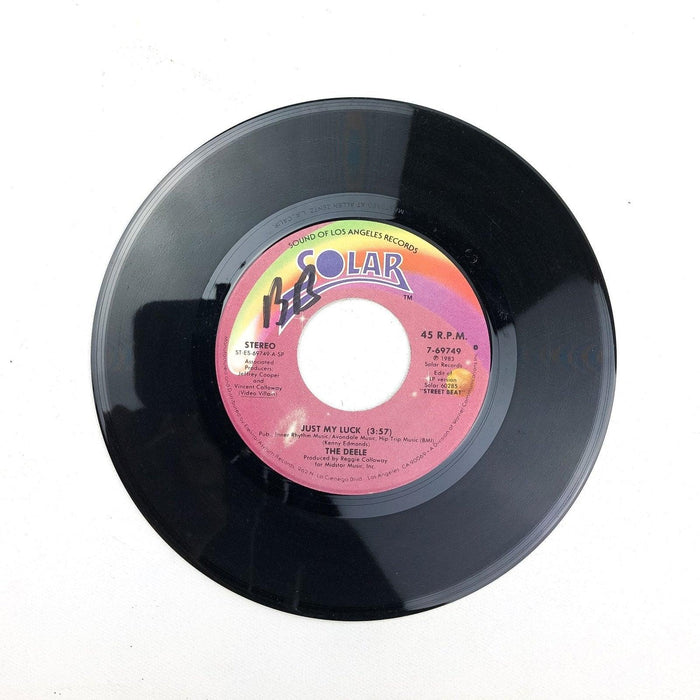 The Deele Just My Luck / Street Beat 45 RPM 7" Single Solar 1983 2