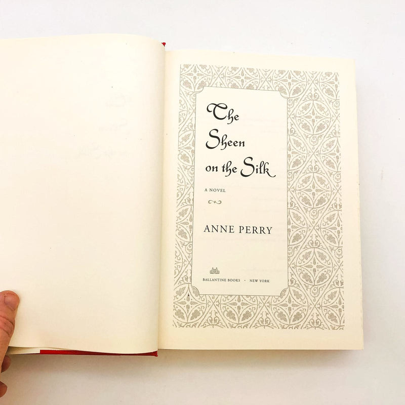 The Sheen On The Silk Hardcover Anne Perry 2010 1st Edition Middle East Crime 7