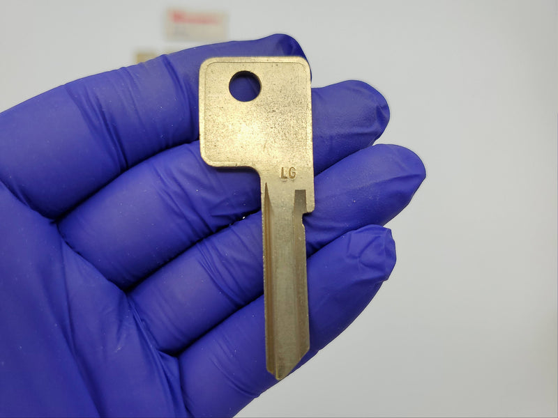 5x Yale EN11 LG Key Blanks LG Keyway Nickel Silver 6 Pin NOS