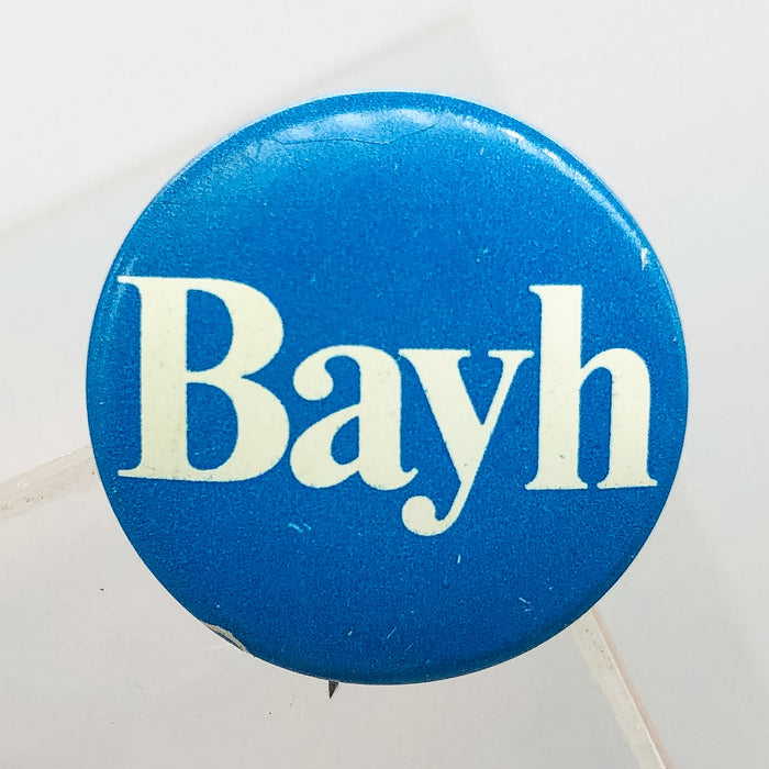 Birch Bayh Political Button Pin .75" Presidential Campaign Indiana Blue Union 3