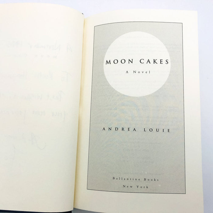 Moon Cakes Hardcover Andrea Louie 1995 Chinese Female Aware 1st Edition Signed 8