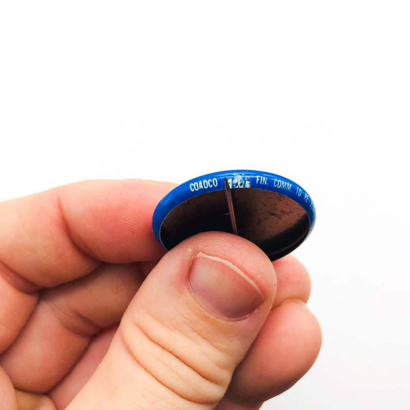 Richard Nixon Now Button Pin 1" Presidential Campaign Politics COADCO Vintage 2