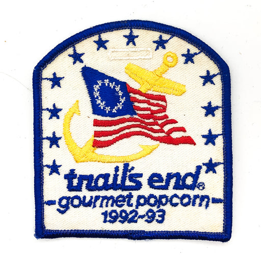 Boy Scouts of America BSA Patch Trails End Gourmet Popcorn 1992-93 1