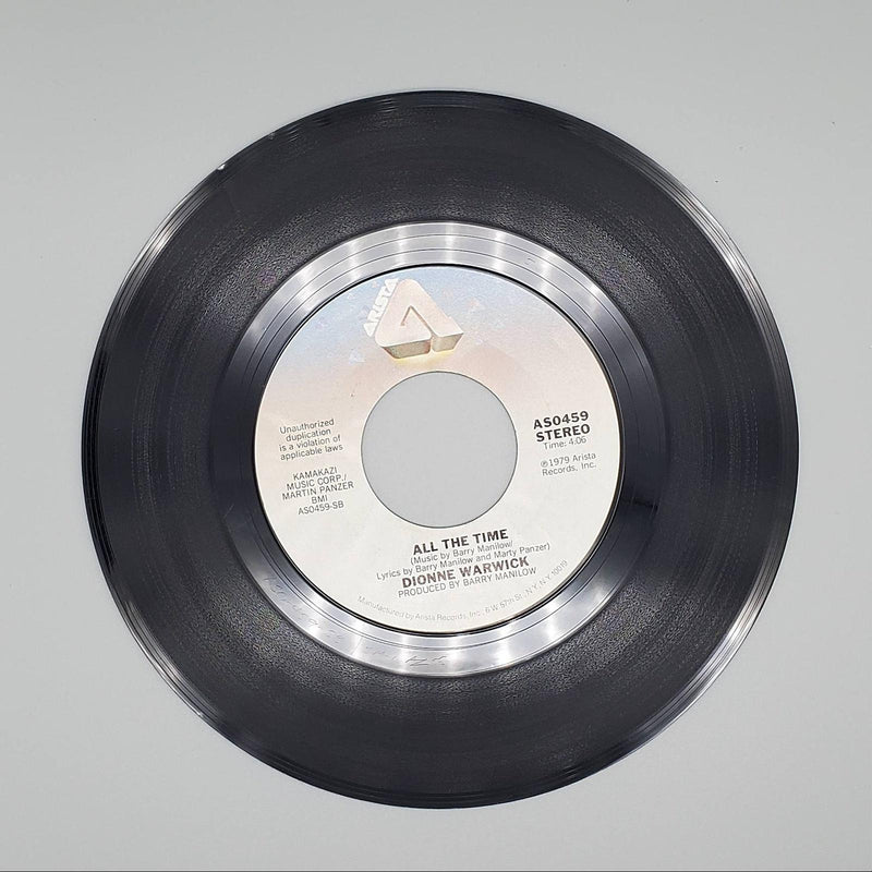 Dionne Warwick Deja Vu / All The Time Single Record Arista 1979 AS 0459 2