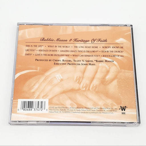 Babbie Mason Heritage Of Faith Album CD Word 7019628605 2