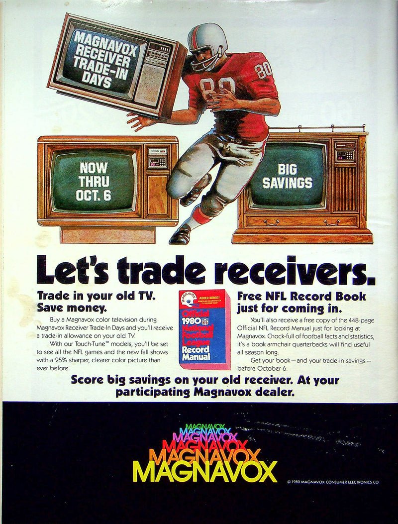 Ohio State Buckeye Football Program Sep 13 1980 Vs. Syracuse Orange Earle Bruce