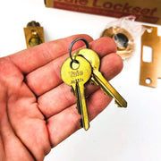 Yale Storeroom Closet Door Knob Lockset BR5305 380AN US10 Satin Bronze New NOS 11