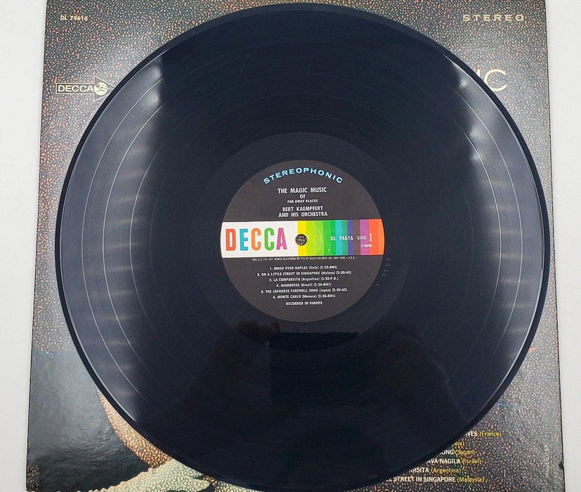 Bert Kaempfert The Magic Music Of Far Away Places 33 RPM LP Record Decca 1965 5